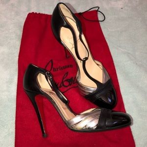 Christian Louboutin 36 6 Mary Jane Gino T-strap